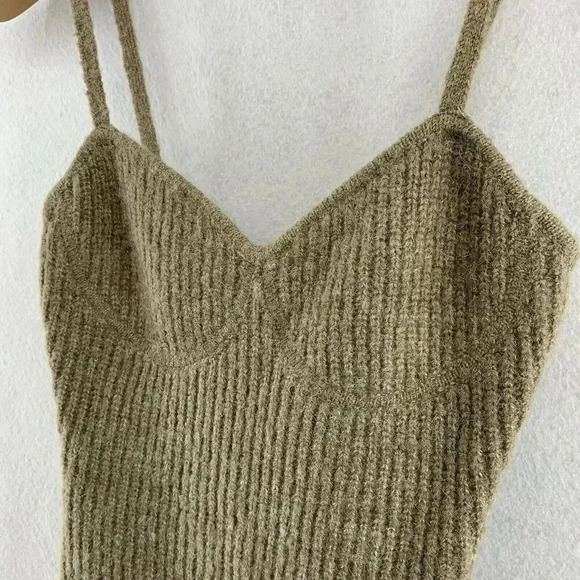 ZARA Women’s M Brown Limited Edition Wool Blend Bodysuit‎ NWT Bloggers Favorite - Picture 6 of 9
